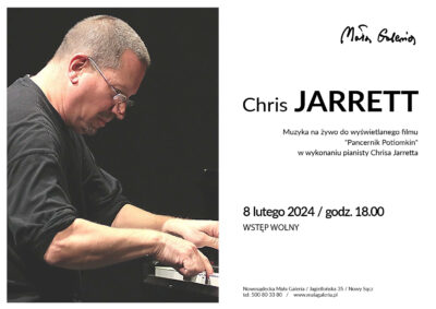 [wydarzenie]: Muzyka na żywo do wyświetlanego filmu ”Pancernik Potmkini” w wykonaniu pianisty Chrisa Jarretta