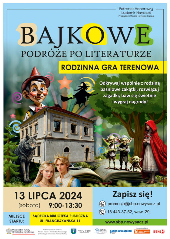 [wydarzenie]: Gra terenowa „Podróże po literaturze”