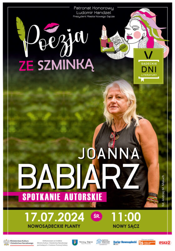 [wydarzenie]: Spotkanie poetyckie z Joanną Babiarz