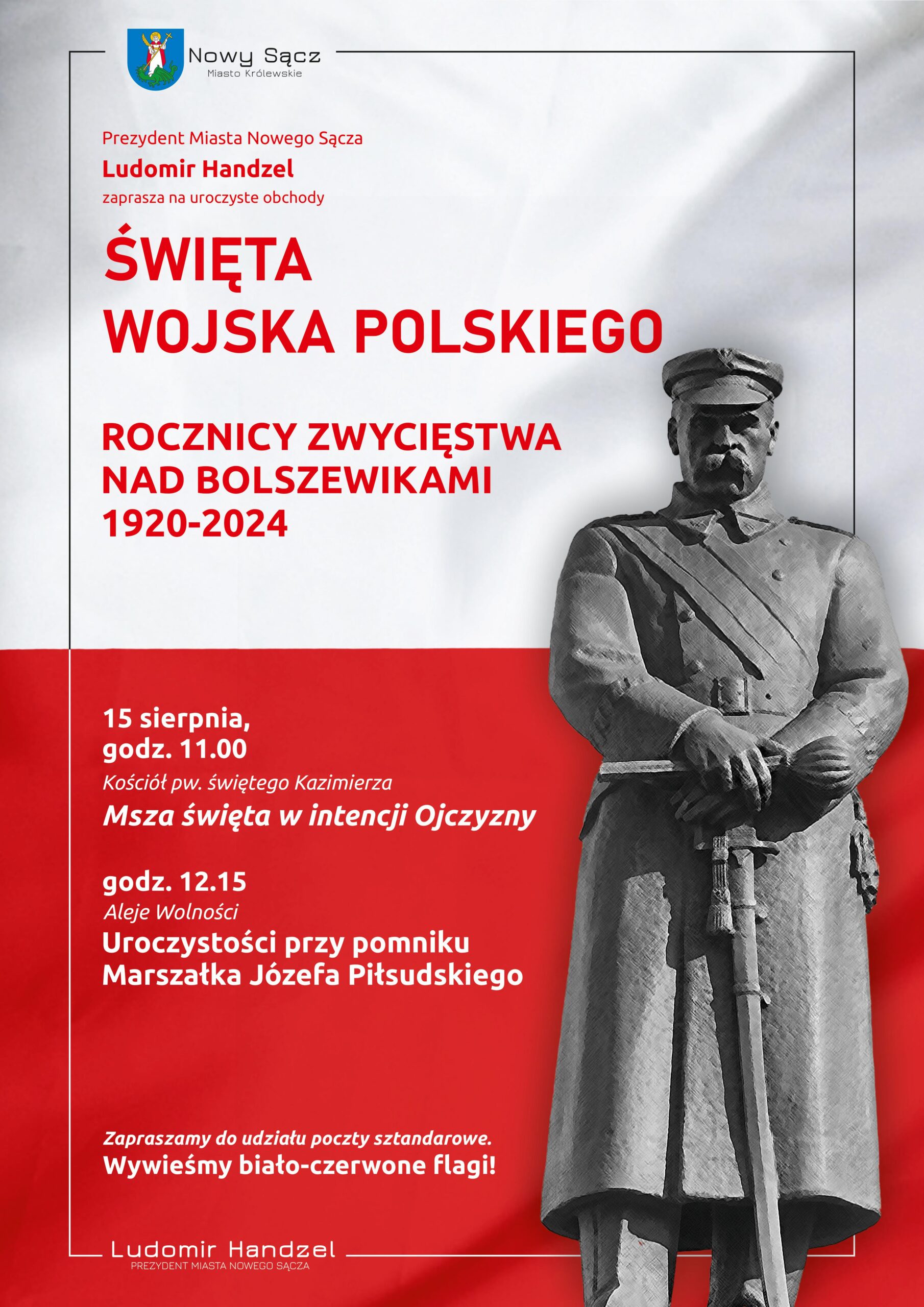 [wydarzenie]: Uroczyste obchody Święta Wojska Polskiego