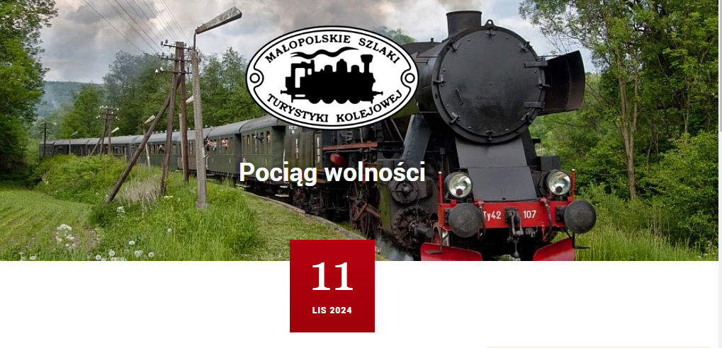 [Wydarzenie]: Okolicznościowy Przejazd Pociągiem Wolności z okazji Święta Niepodległości