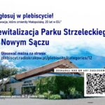 Głosowanie w plebiscycie „ Innowacje ,które zmieniły Małopolskę.20 lat w EU” „REWITALIZACJA PARKU STRZELECKIEGO W NOWYM SĄCZU”