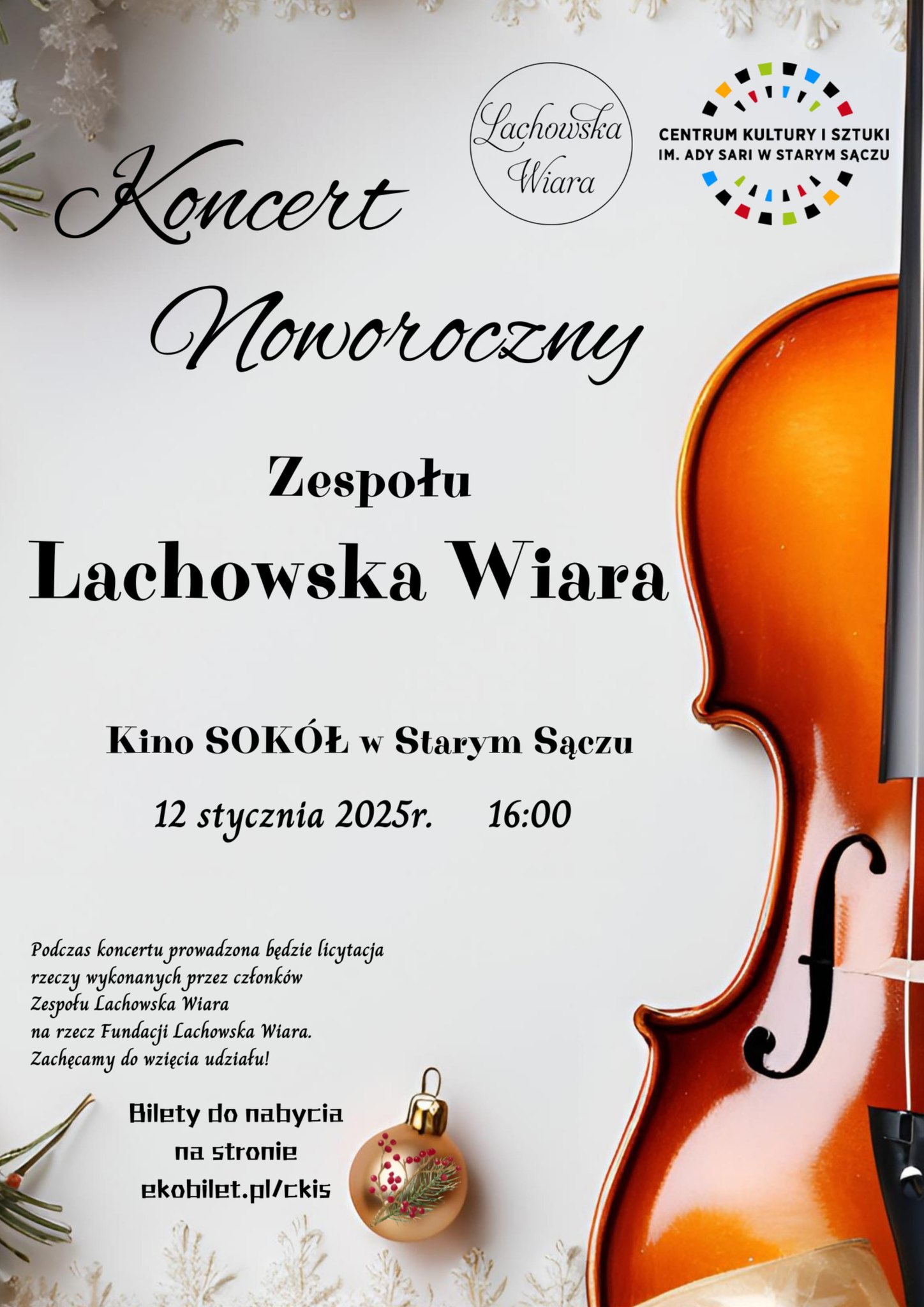 [Stary Sącz]: Koncert Noworoczny Zespołu Lachowska Wiara