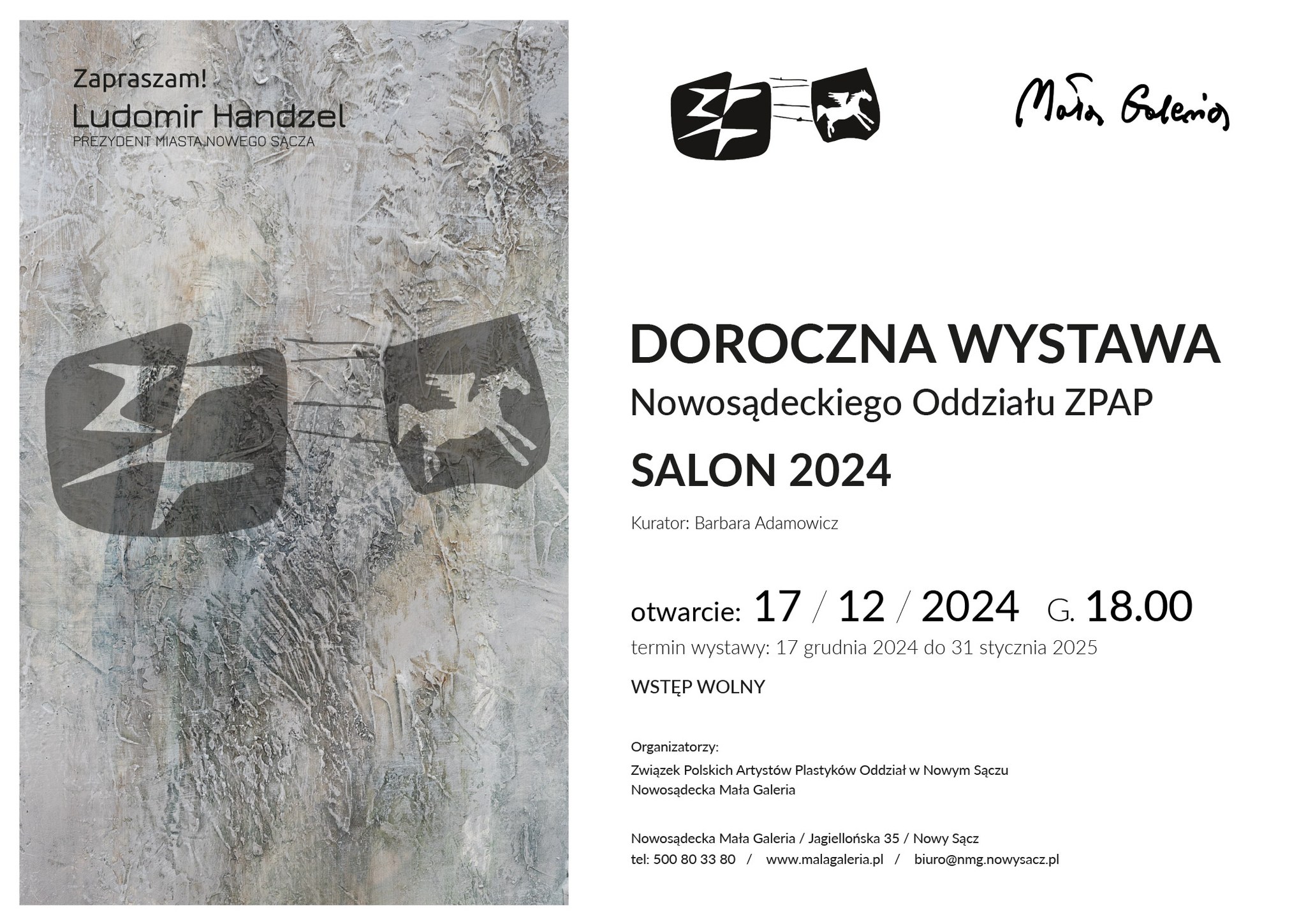 [Wydarzenie]: Doroczna Wystawa Nowosądeckiego Oddziału ZPAP SALON 2024