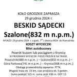 Wycieczka Beskid Sądecki Szalone(832 m n.p.m)