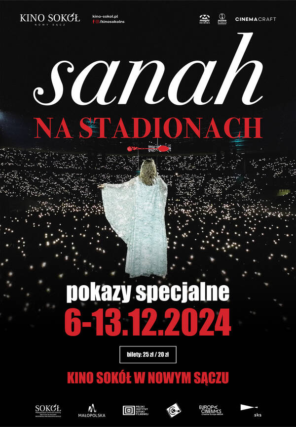 [Wydarzenie]:”SANAH NA STADIONACH”- pokaz filmu