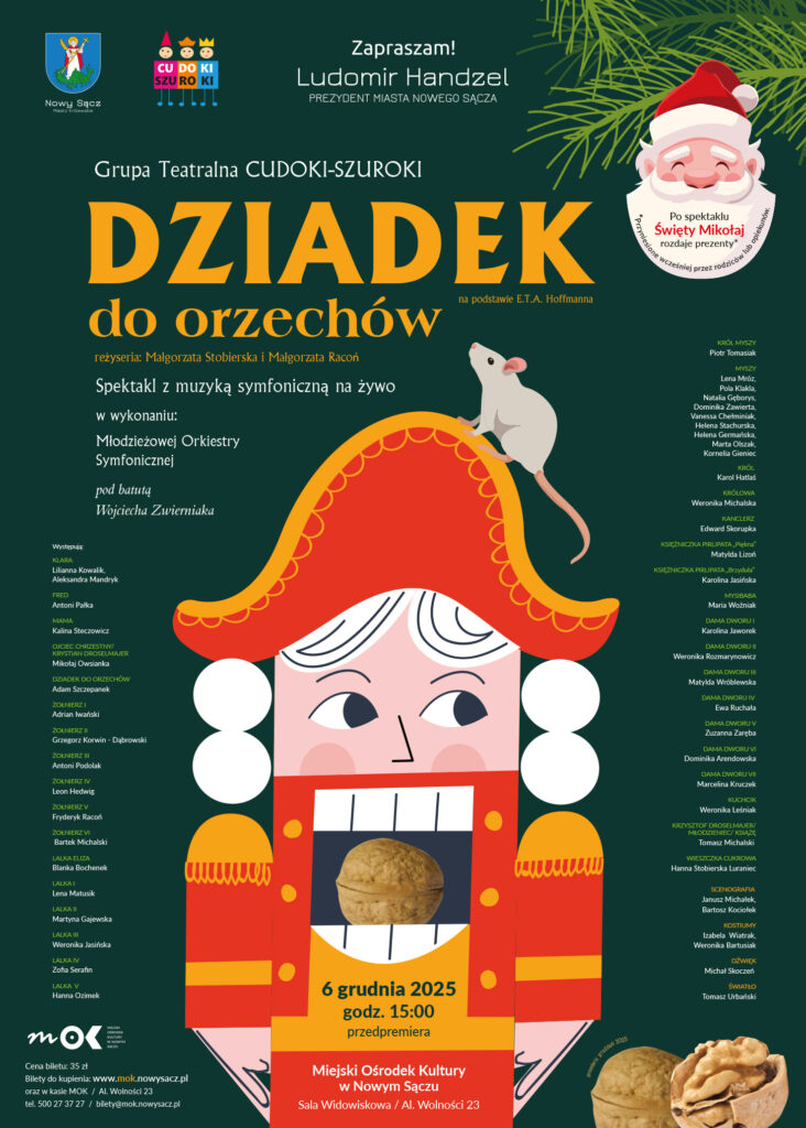 [Wydarzenie]: "Dziadek do orzechów "w wykonaniu grupy teatralnej Cudoki Szuroki 