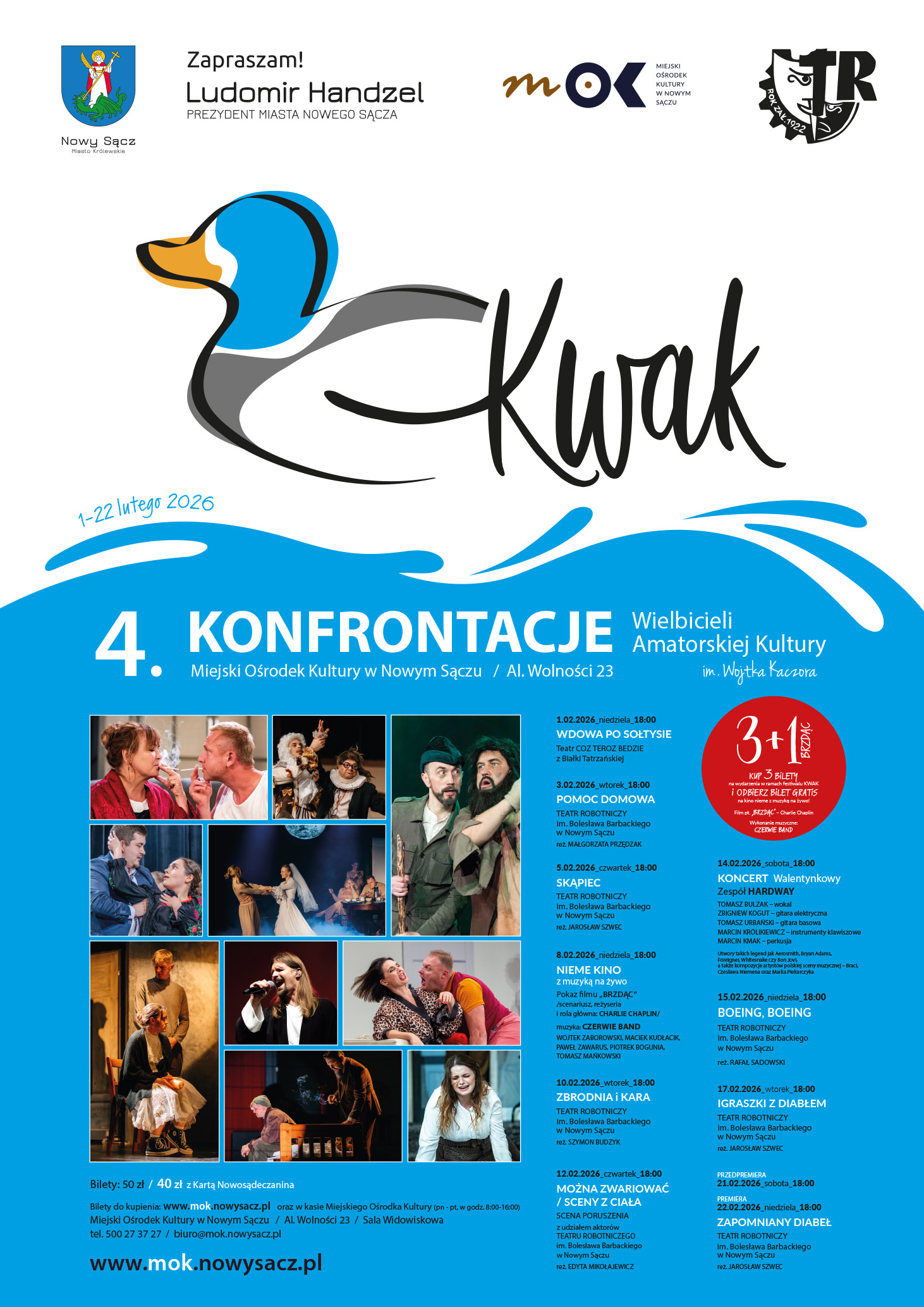 [Wydarzenie]:K.W.A.K. 2026 – Konfrontacje Wielbicieli Amatorskiej Kultury im. Wojtka Kaczora