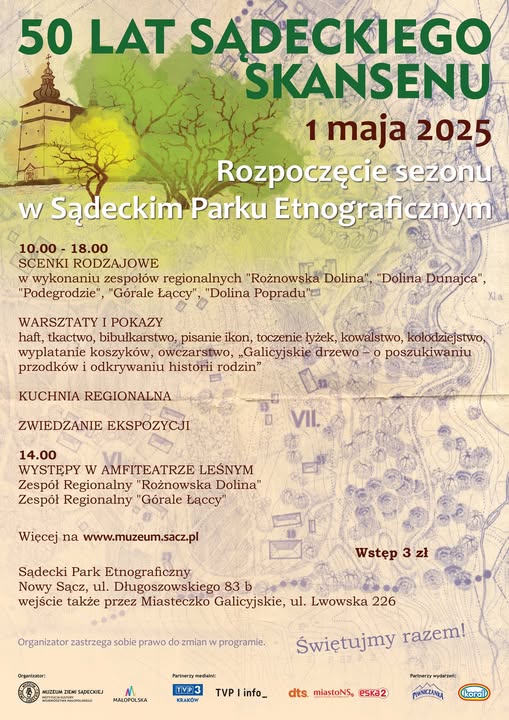[Wydarzenie]: Rozpoczęcie sezonu turystycznego w Sądeckim Parku Etnograficznym