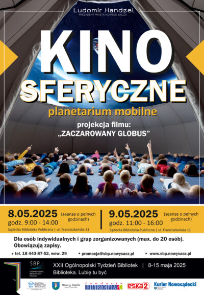 [Wydarzenia]: Kino sferyczne – projekcja filmu „ZACZAROWANY GLOBUS”