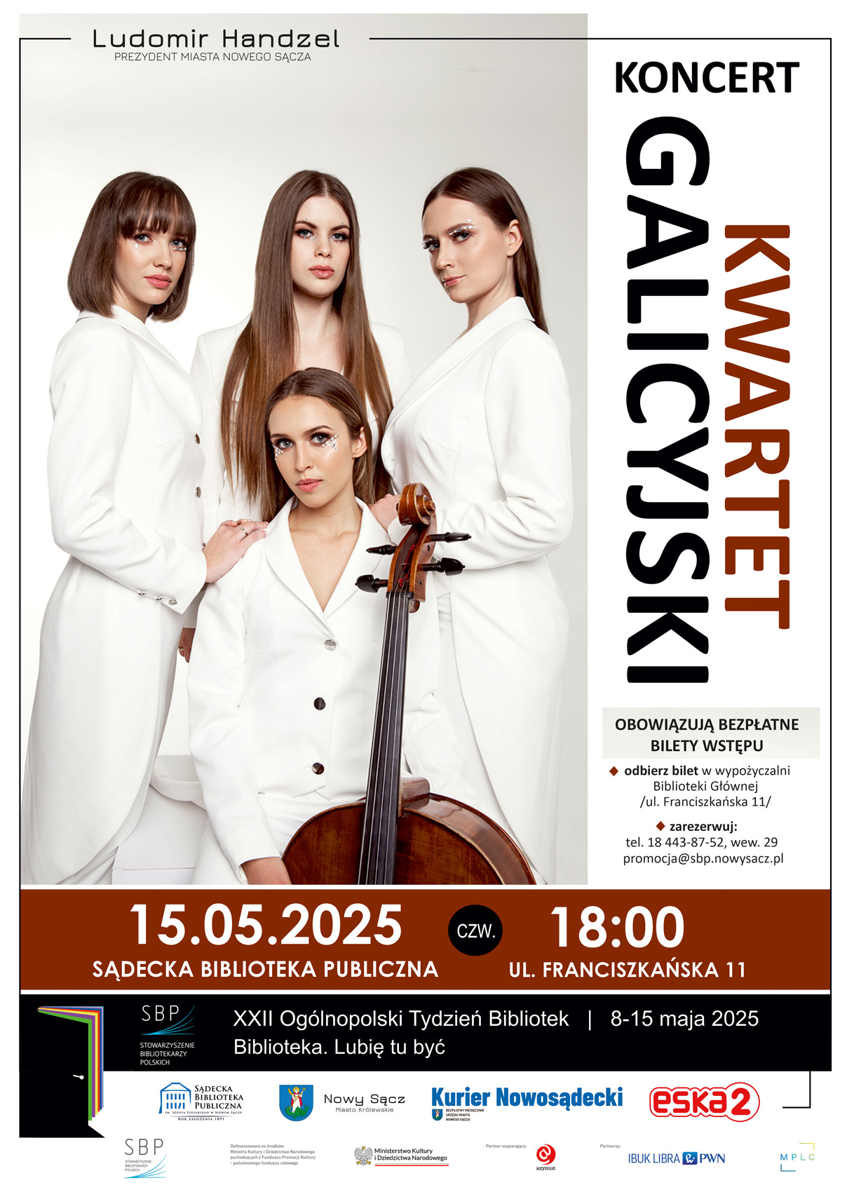 [Wydarzenie]: Koncert Kwartetu Galicyjskiego