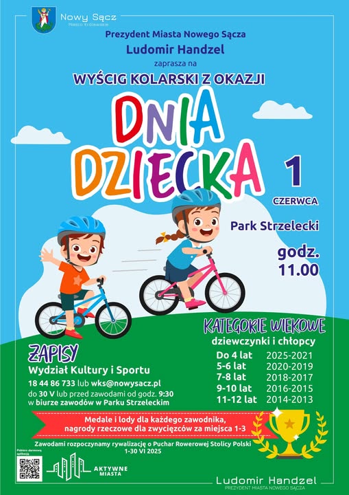 [Wydarzenie]: WYŚCIG KOLARSKI Z OKAZJI DNIA DZIECKA
