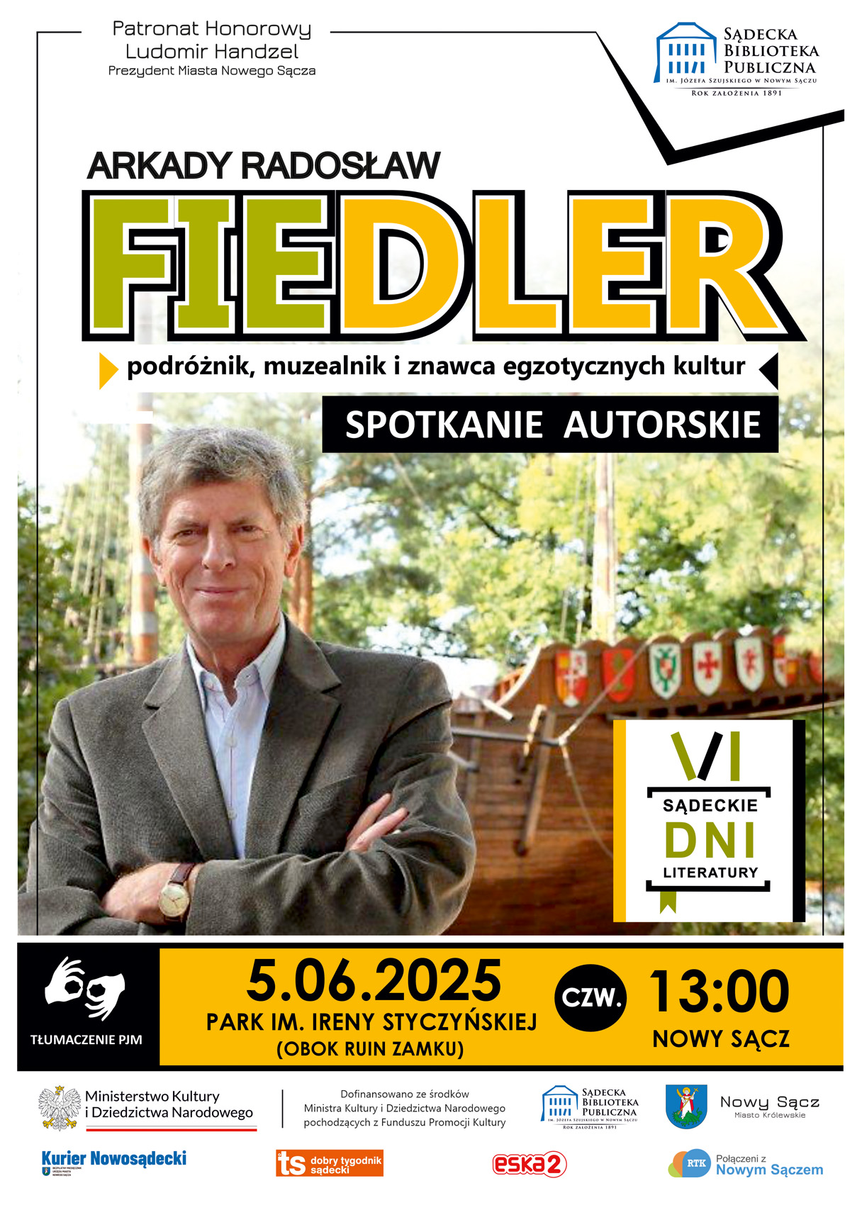 [Wydarzenie]: Spotkanie autorskie z Arkadym Radosławem Fiedlerem