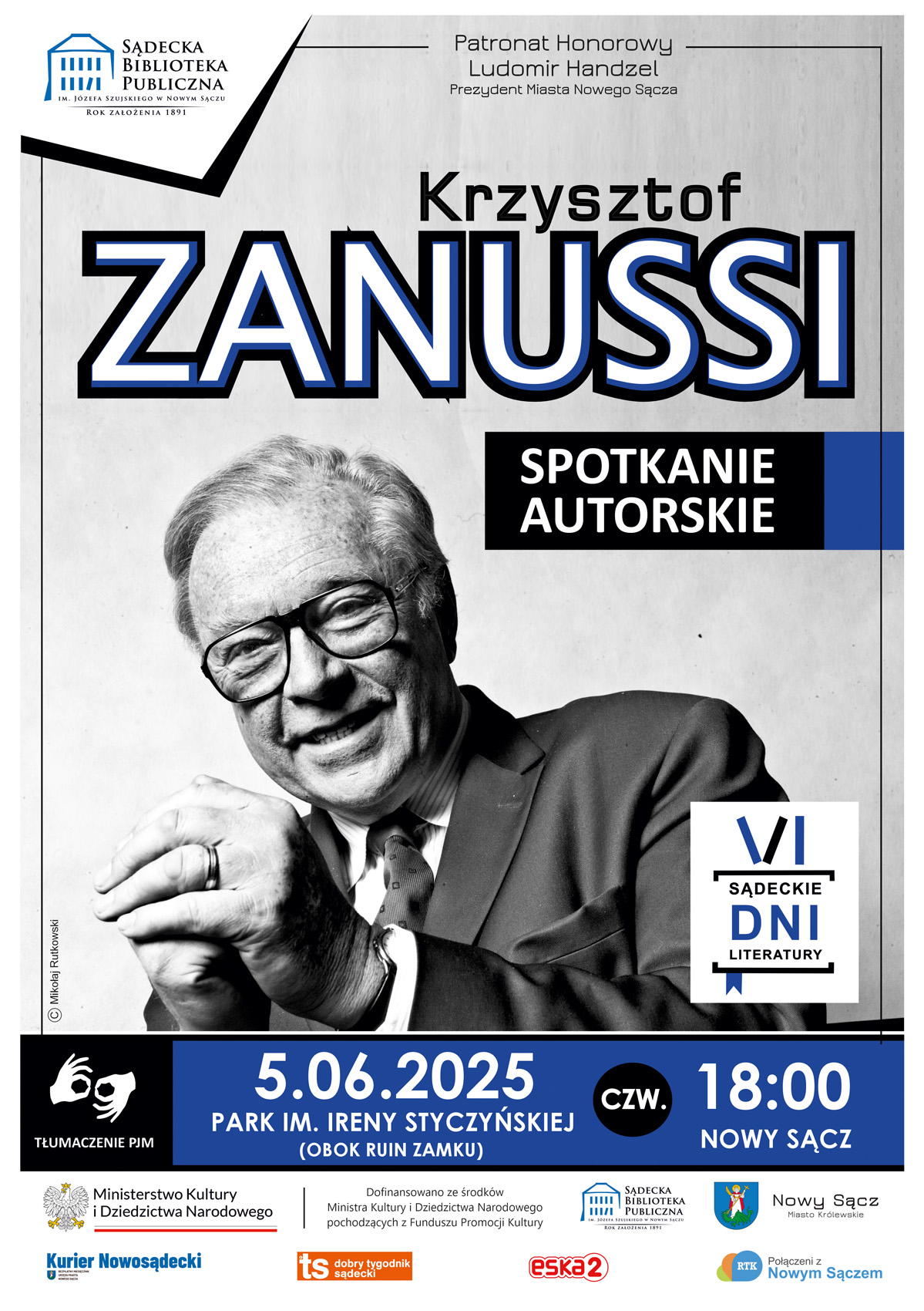 [Wydarzenie]: Spotkanie autorskie z Krzysztofem Zanussim