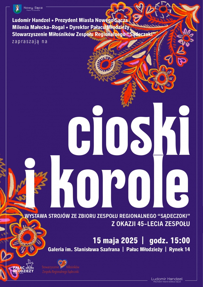[Wydarzenie]:Wystawa strojów „Sądeczoków” z okazji 45- lecia Zespołu