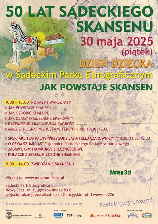 [Wydarzenie]: 50 lat Sadeckiego Skansenu/ Dzień Dziecka
