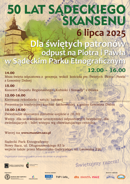 [Wydarzenie]: „Dla świętych patronów – odpust na Piotra i Pawła” w Sądeckim Parku Etnograficznym