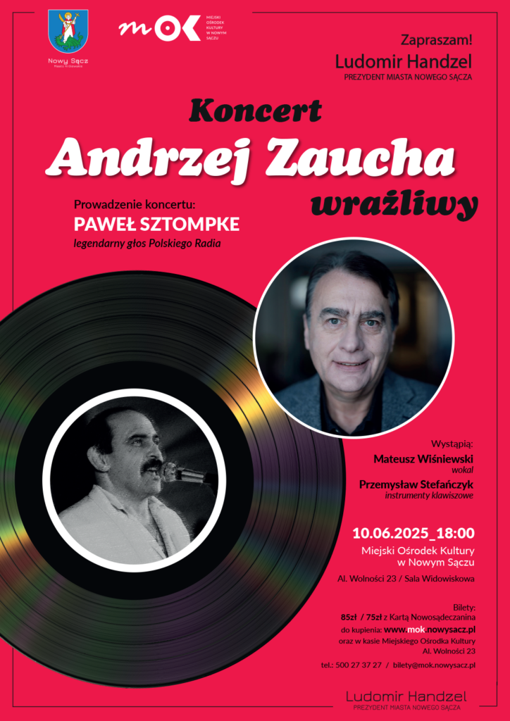 [Wydarzenie]:Koncert pt. „Andrzej Zaucha Wrażliwy”