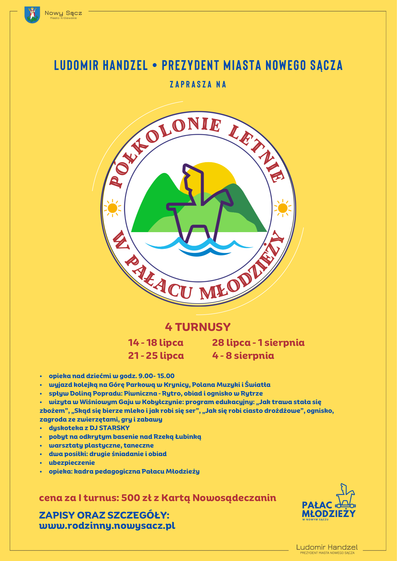 [Wydarzenie]: Półkolonie letnie w Pałacu Młodzieży