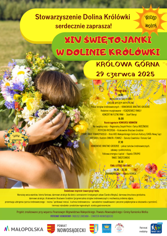 [Wydarzenie]: . XIV ŚWIĘTOJANKI W DOLINIE KRÓLÓWKI