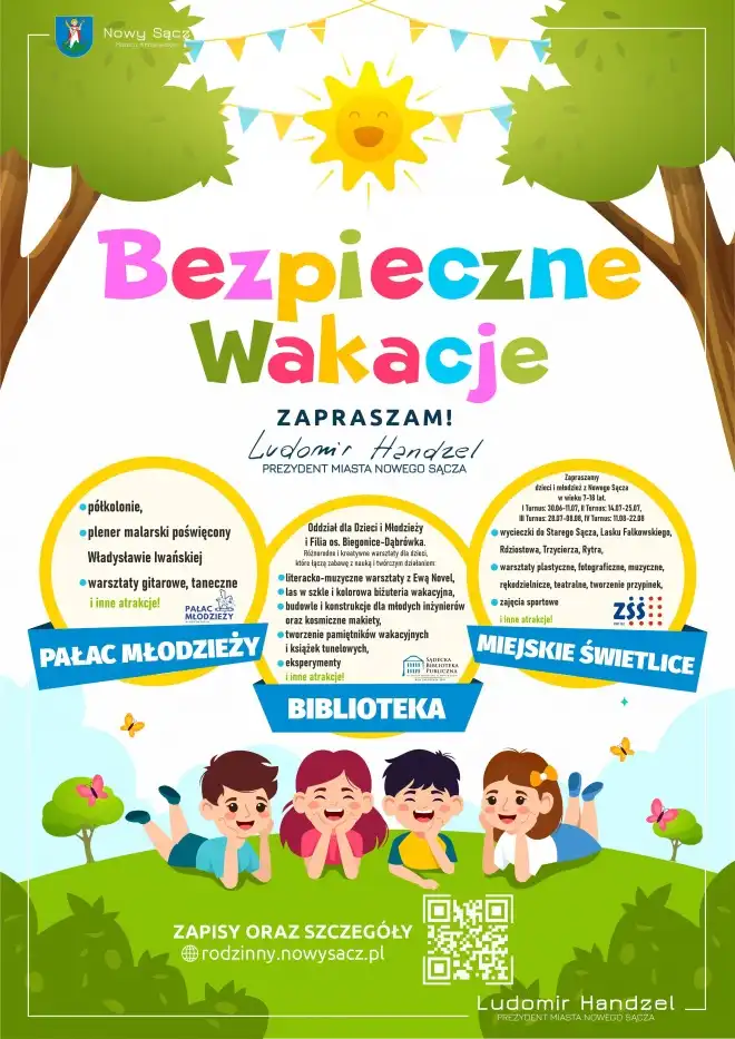 [Wydarzenie]: Bezpieczne Wakacje 2025 - Zespół Świetlic Środowiskowych