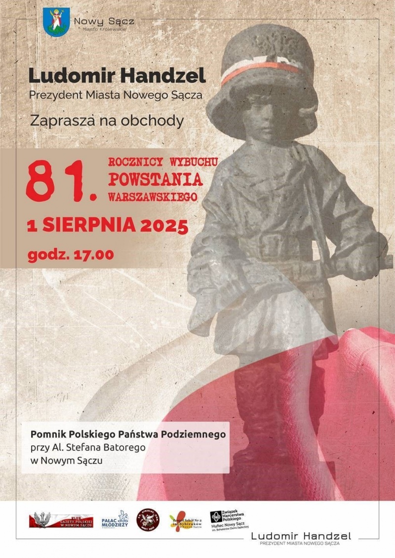[Wydarzenie]: 81. rocznica wybuchu Powstania Warszawskiego
