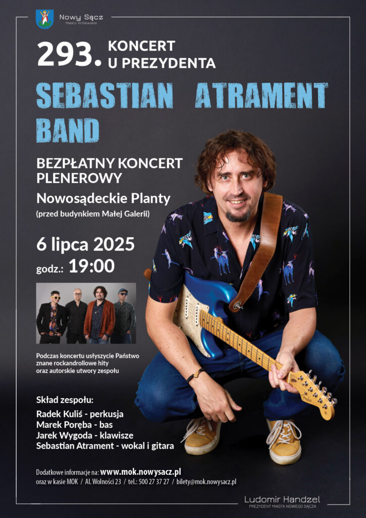[Wydarzenie]: 293.Koncert u Prezydenta - Sebastian Atrament Band