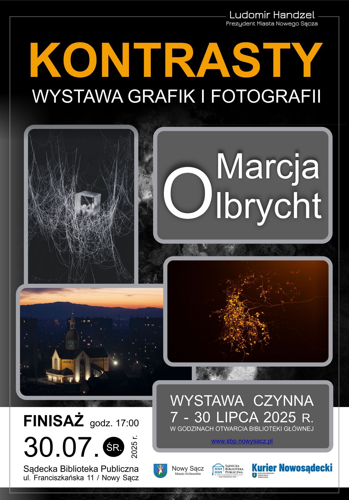 [Wydarzenie]: KONTRASTY – wystawa grafik i fotografii Marcji Olbrycht