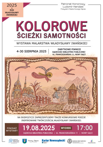 [Wydarzenie]: Wystawa twórczości Władysławy Iwańskiej „KOLOROWE ŚCIEŻKI SAMOTNOŚCI”