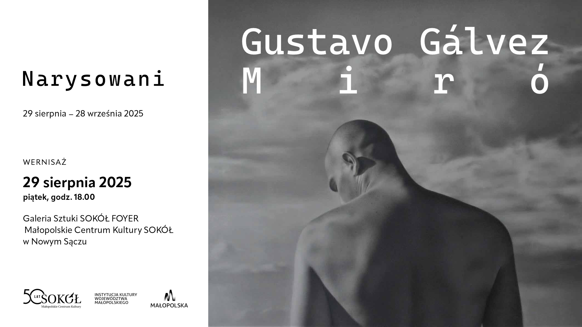 [Wydarzenie]: Wernisaż wystawy Gustava Gálveza Miró "NARYSOWANI"