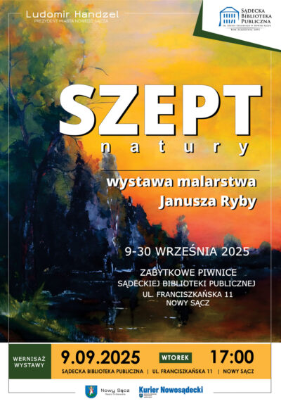 [Wydarzenie]:Wystawa malarstwa pt. „Szept natury” autorstwa Janusza Ryby