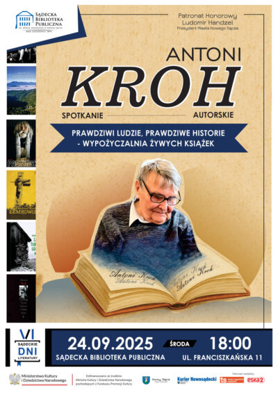 [Wydarzenie]: Spotkanie autorskie z Antonim Krohem
