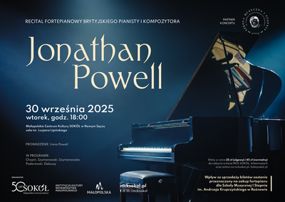 [Wydarzenie]: Recital fortepianowy Jonathana Powella
