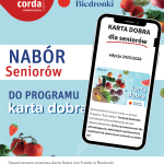 Wydarzenie]: Nabór do programu „Karta Dobra” dla seniorów