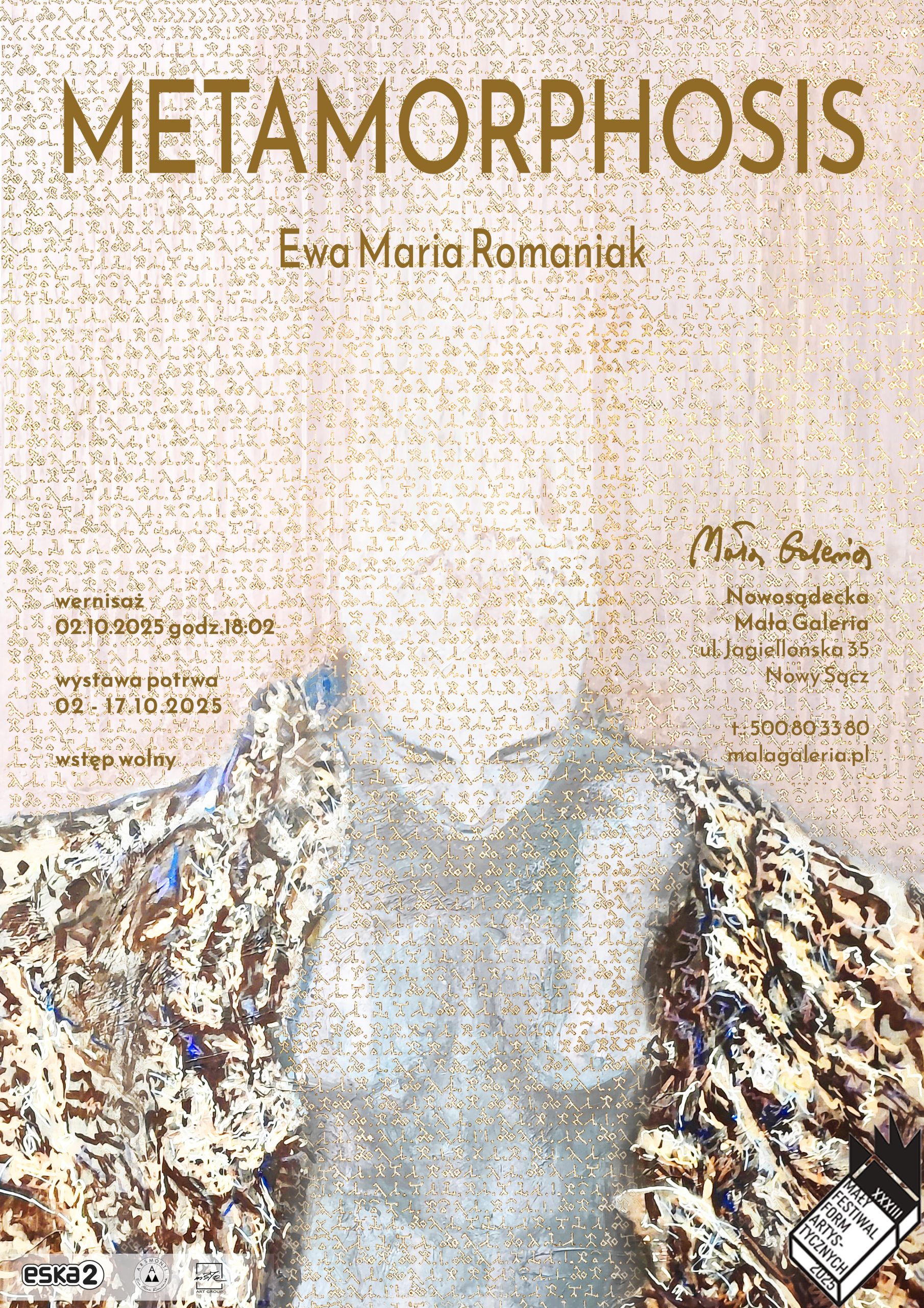 [Wydarzenie]: Wernisaż wystawy Ewy Marii Romaniak "Metamorphosis "