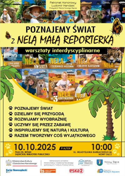[Wydarzenie]: Poznajemy Świat z Nelą Małą Reporterką