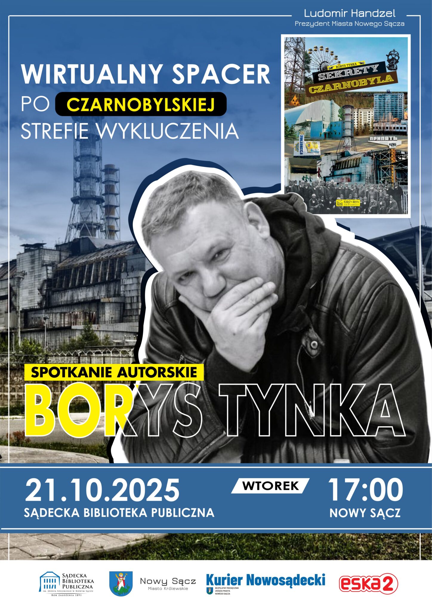 [Wydarzenie: spotkanie z Borysem Tynką, autorem książki „Sekrety Czarnobyla”