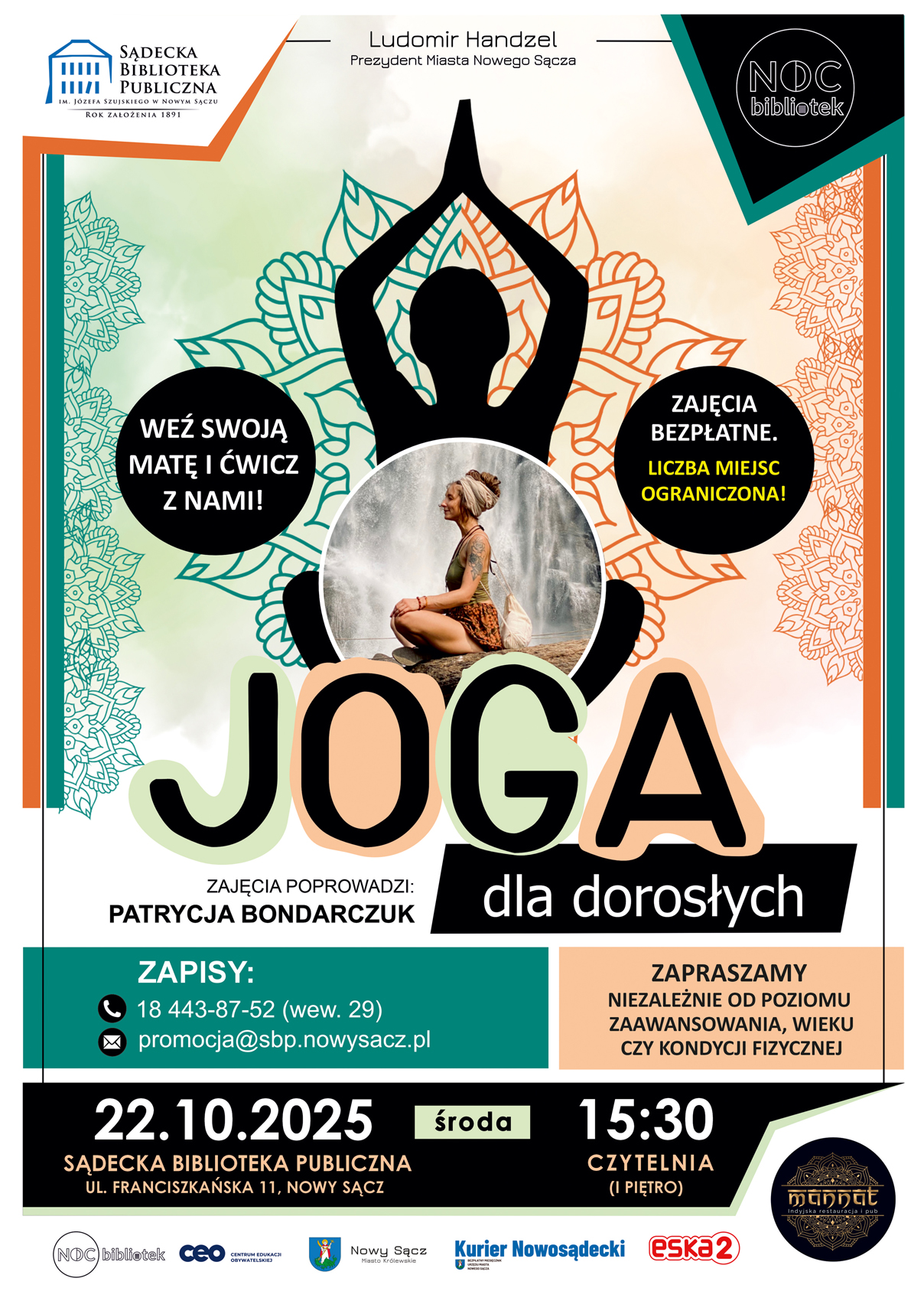 [Wydarzenie]: Joga wśród książek