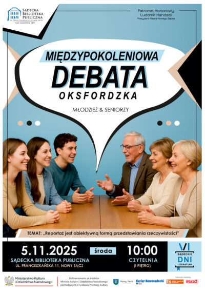 [Wydarzenie]: Międzypokoleniowa debata oksfordzka
