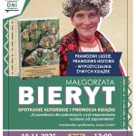 [Wydarzenie]: Spotkanie autorskie z Małgorzatą Bieryt