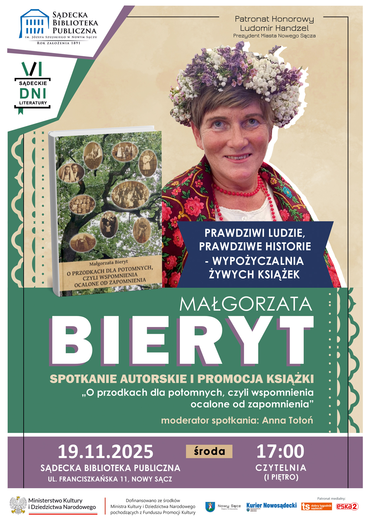 [Wydarzenie]: Spotkanie autorskie z Małgorzata Bieryt