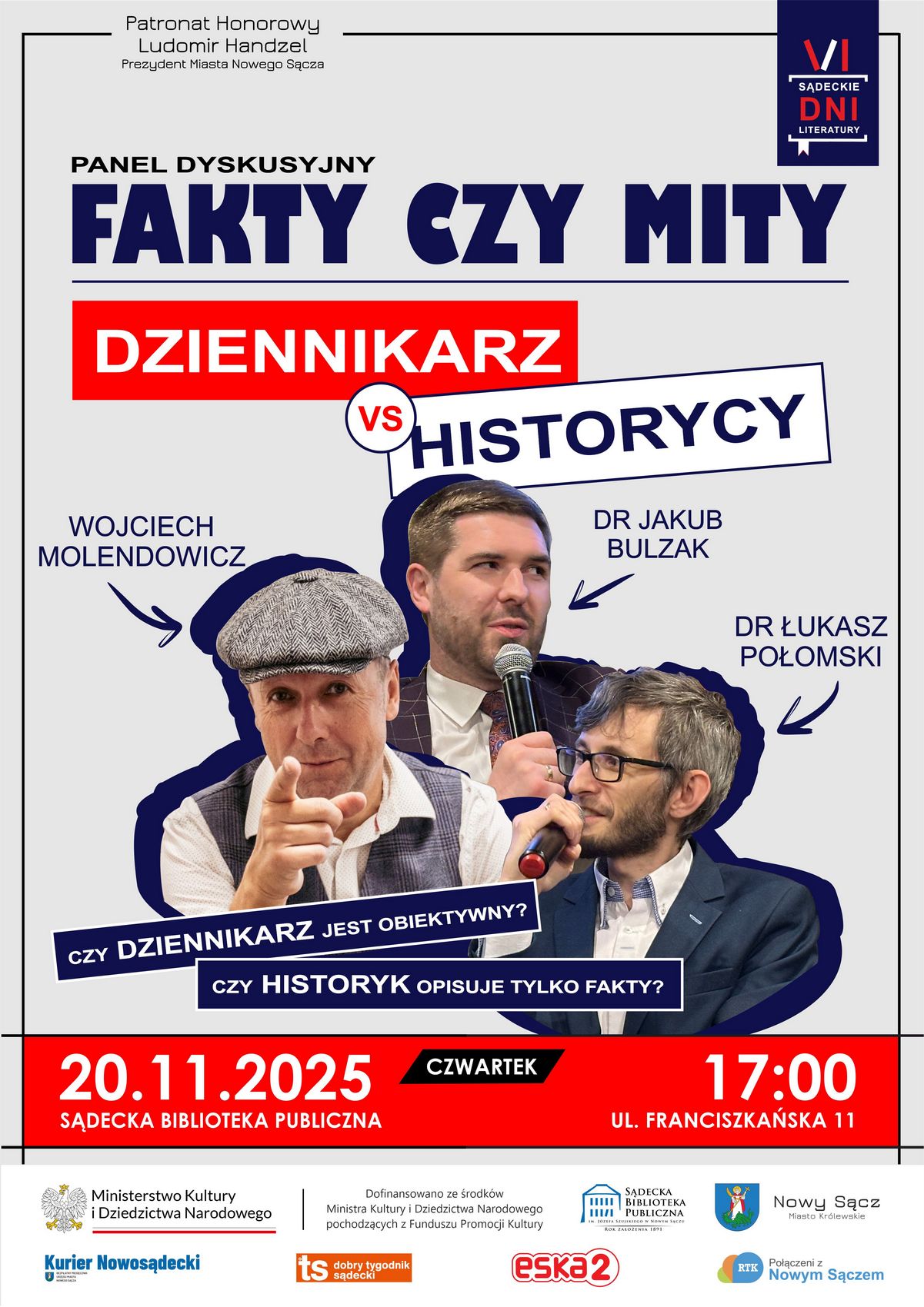 [Wydarzenie]: „Fakty czy mity – dziennikarz vs historycy” – panel dyskusyjny