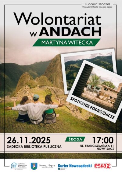 [Wydarzenie]: Spotkanie podróżnicze - PERU