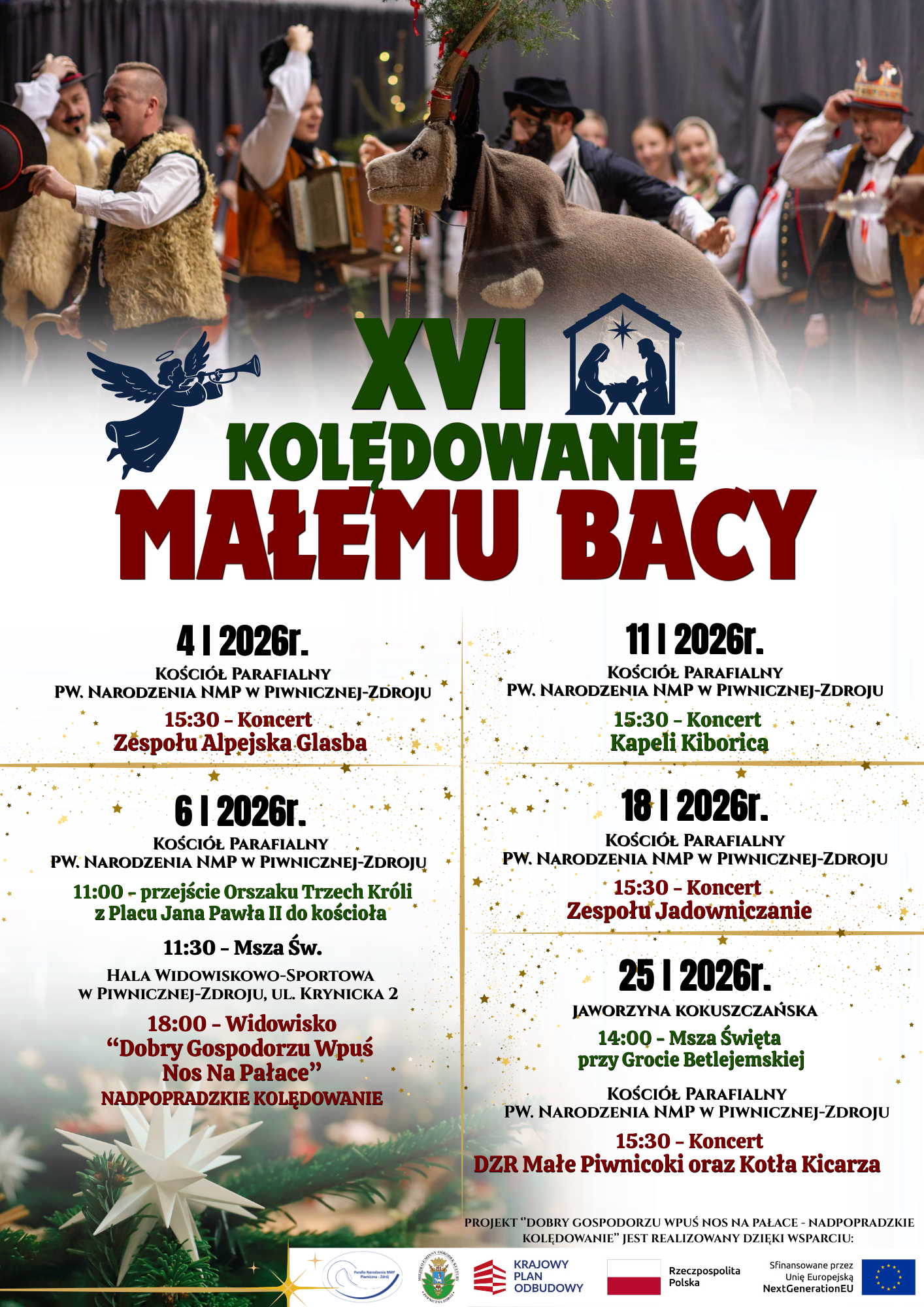 [Wydarzenie ]: XVI Kolędowanie Małemu Bacy 