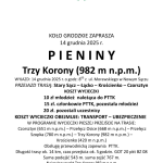 Wycieczka Pieniny – Trzy Korony ( 982 m. n.p.m)