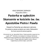 [Wydarzenie]: Pasterka w sądeckim Skansenie w kościele św. Piotra i Pawła