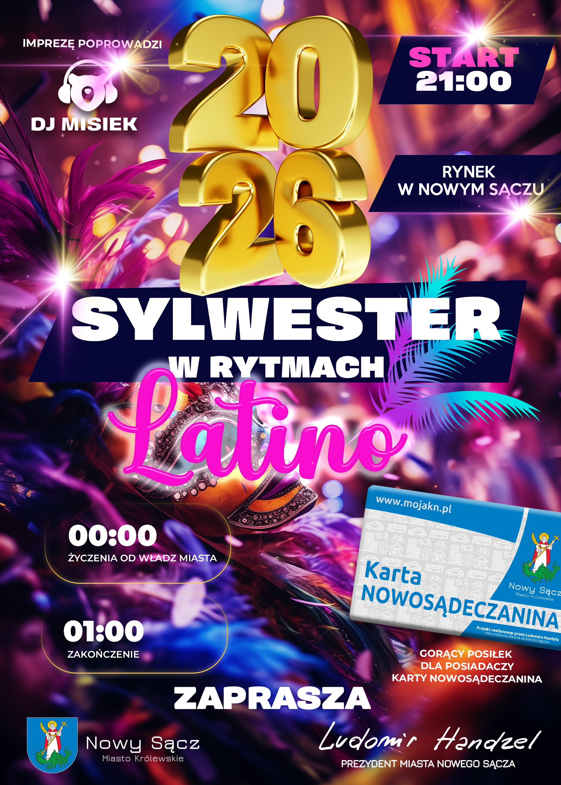 [Wydarzenie]:Sylwester w Nowym Sączu 2025/2026 